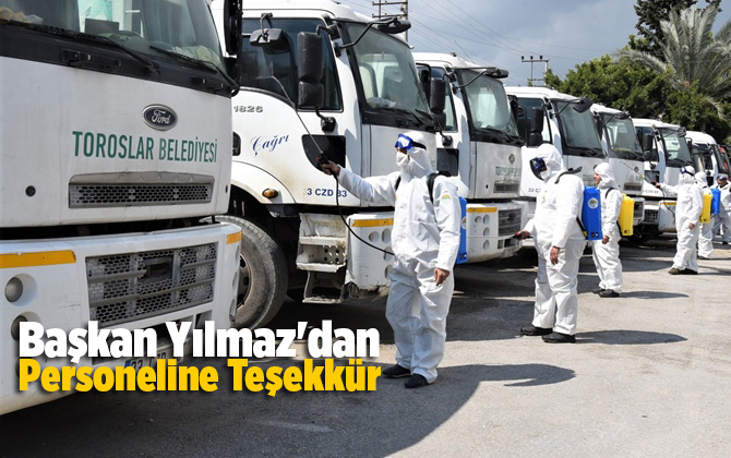 Başkan Yılmaz'dan Personeline Teşekk&uuml;r