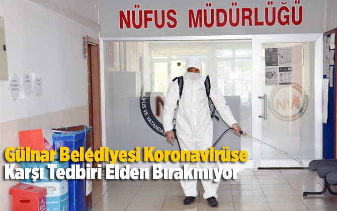 G&uuml;lnar Belediyesi Koronavir&uuml;s Hastalığına Karşı Tedbiri Elden Bırakmıyor