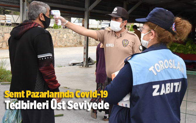 Semt Pazarlarında Covid-19 Tedbirleri &Uuml;st Seviyede