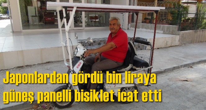 Japonlardan g&ouml;rd&uuml; bin liraya g&uuml;neş panelli bisiklet icat etti