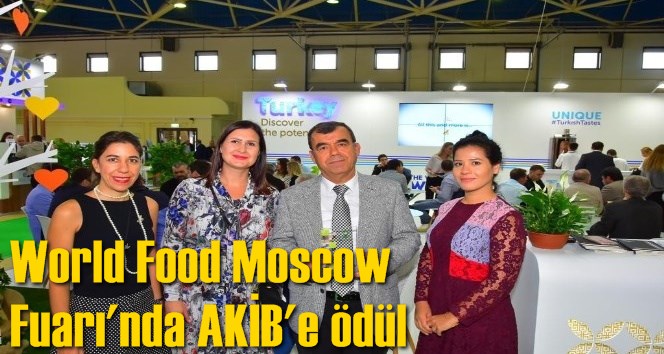 World Food Moscow Fuarı'nda AKİB'e &ouml;d&uuml;l