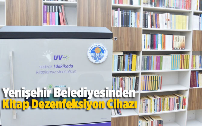 Yenişehir Belediyesinden Kitap Dezenfeksiyon Cihazı