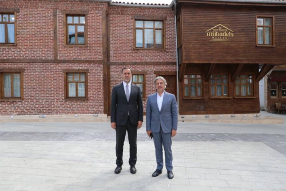 Başkan Yılmaz, K&uuml;lt&uuml;r Bakanı Yardımcısı&rsquo;nı ağırladı