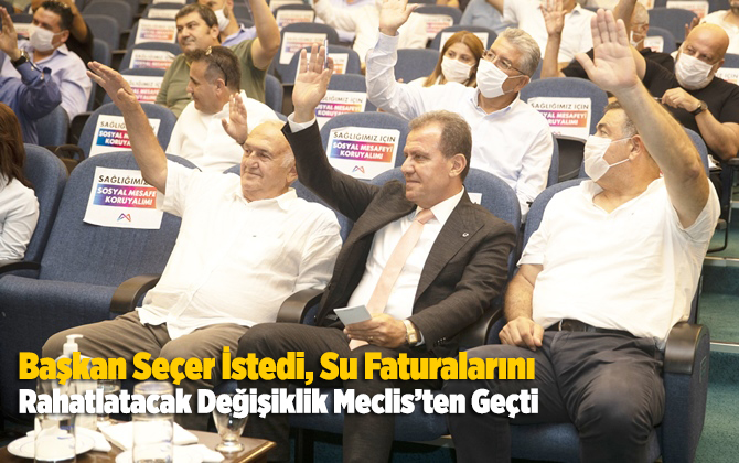 Başkan Se&ccedil;er İstedi, Su Faturalarını Rahatlatacak Kademe Değişikliği Meclis&rsquo;ten Ge&ccedil;ti