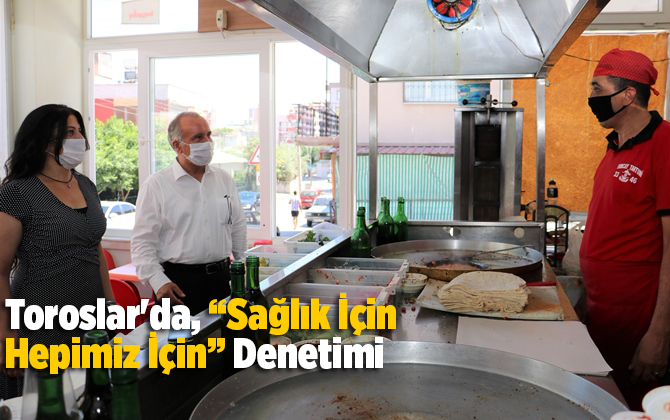 Toroslar'da, Sağlık İ&ccedil;in Hepimiz İ&ccedil;in, Denetimi 