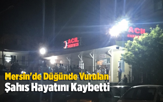 Mersin'de d&uuml;ğ&uuml;nde &ccedil;ıkan tartışmada silahla vurulan kişi hayatını kaybetti