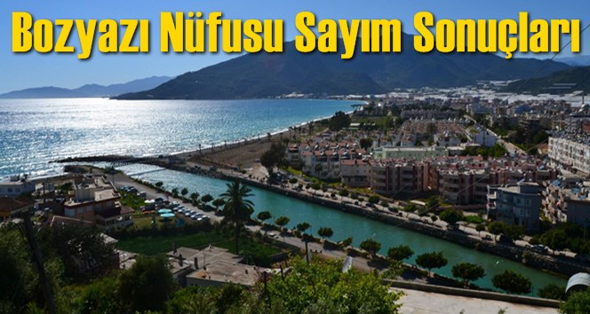 Bozyazı N&uuml;fusu Sayım Sonu&ccedil;ları