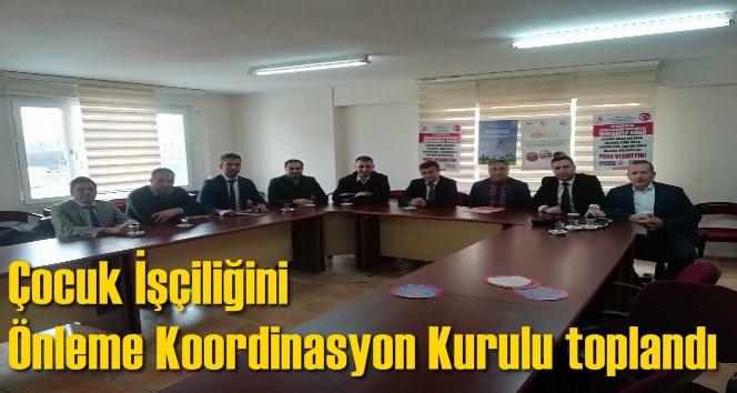 &Ccedil;ocuk İş&ccedil;iliğini &Ouml;nleme Koordinasyon Kurulu toplandı