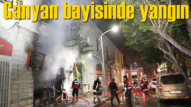 Mersin Ganyan Bayisinde Yangın