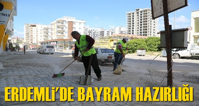 Erdemli'de bayram hazırlığı
