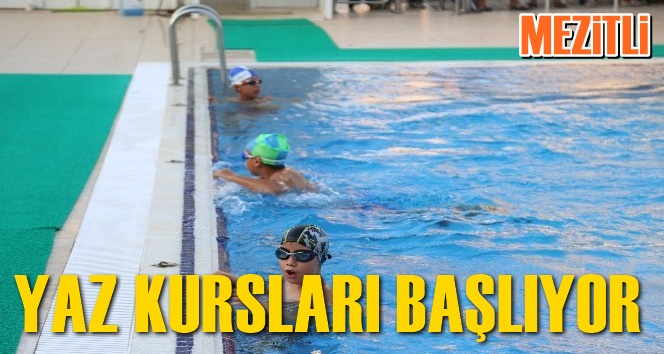 Mezitli Belediyesi kurslarında yaz d&ouml;nemi başlıyor
