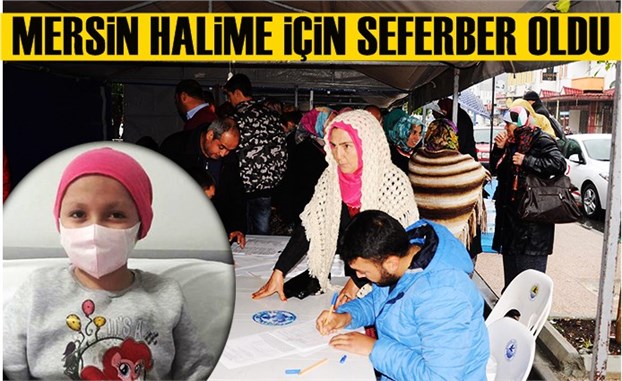 Mersin Halime İ&ccedil;in Seferber Oldu 