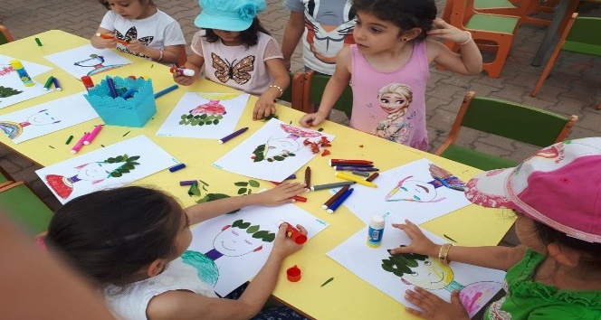 Sınıflar a&ccedil;ık havaya taşındı