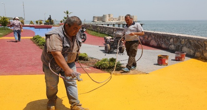 Kızkalesi'nde sezon hazırlıkları başladı