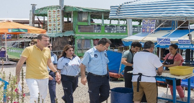 &Ccedil;amlıbel Balık&ccedil;ı Barınağı'ndaki tekneler denetlendi