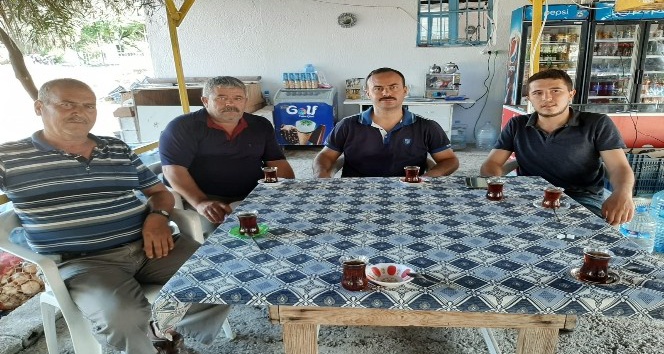 Kaymakam Taşdan'dan ter&ouml;r gazisi Eldeniz'e ziyaret