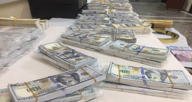 Evlerinden sahte 2 milyon dolar &ccedil;ıktı