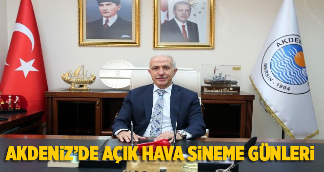 Mersin'de a&ccedil;ık hava sinema g&uuml;nleri başlıyor
