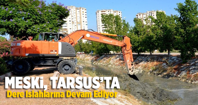 MESKİ, Tarsus'ta Dere Islahlarına Devam Ediyor