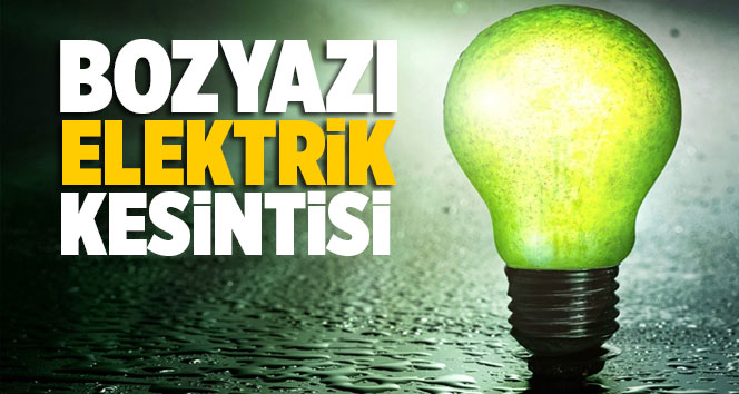 Bozyazı Elektrik Kesintisi 17 Eyl&uuml;l Salı