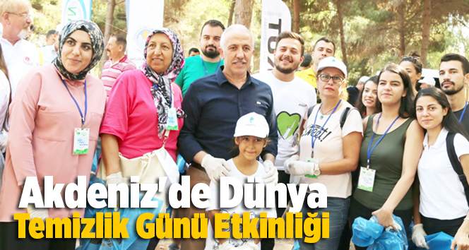 Akdeniz'de D&uuml;nya Temizlik G&uuml;n&uuml; Etkinliği