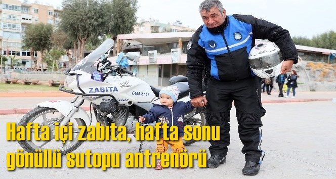 Hafta i&ccedil;i zabıta, hafta sonu g&ouml;n&uuml;ll&uuml; sutopu antren&ouml;r&uuml;