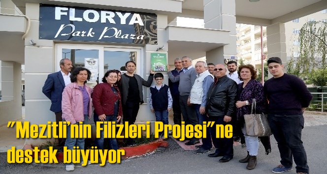 "Mezitli&rsquo;nin Filizleri Projesi"ne destek b&uuml;y&uuml;yor